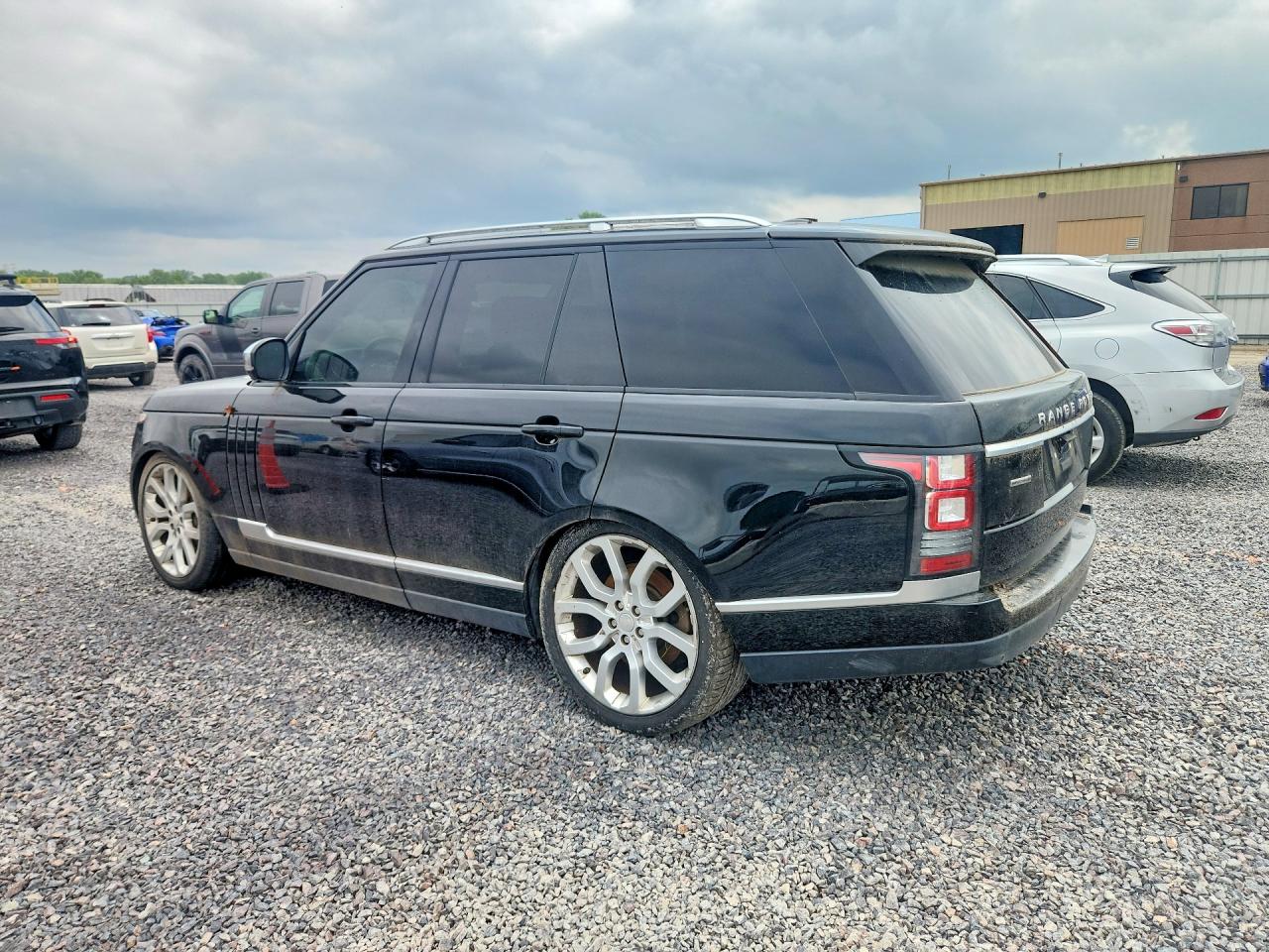 2014 Land Rover Range Rover Supercharged Green vin: SALGS2EFXEA125258