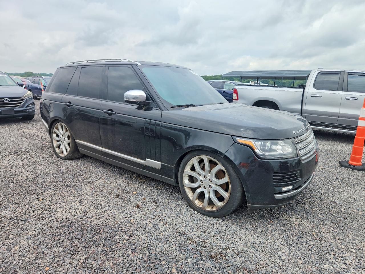 2014 Land Rover Range Rover Supercharged Green vin: SALGS2EFXEA125258
