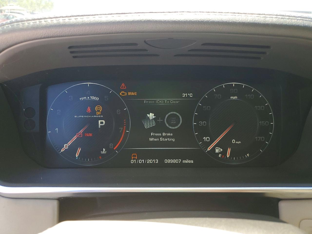 2014 Land Rover Range Rover Supercharged Silver vin: SALGS2EFXEA146210