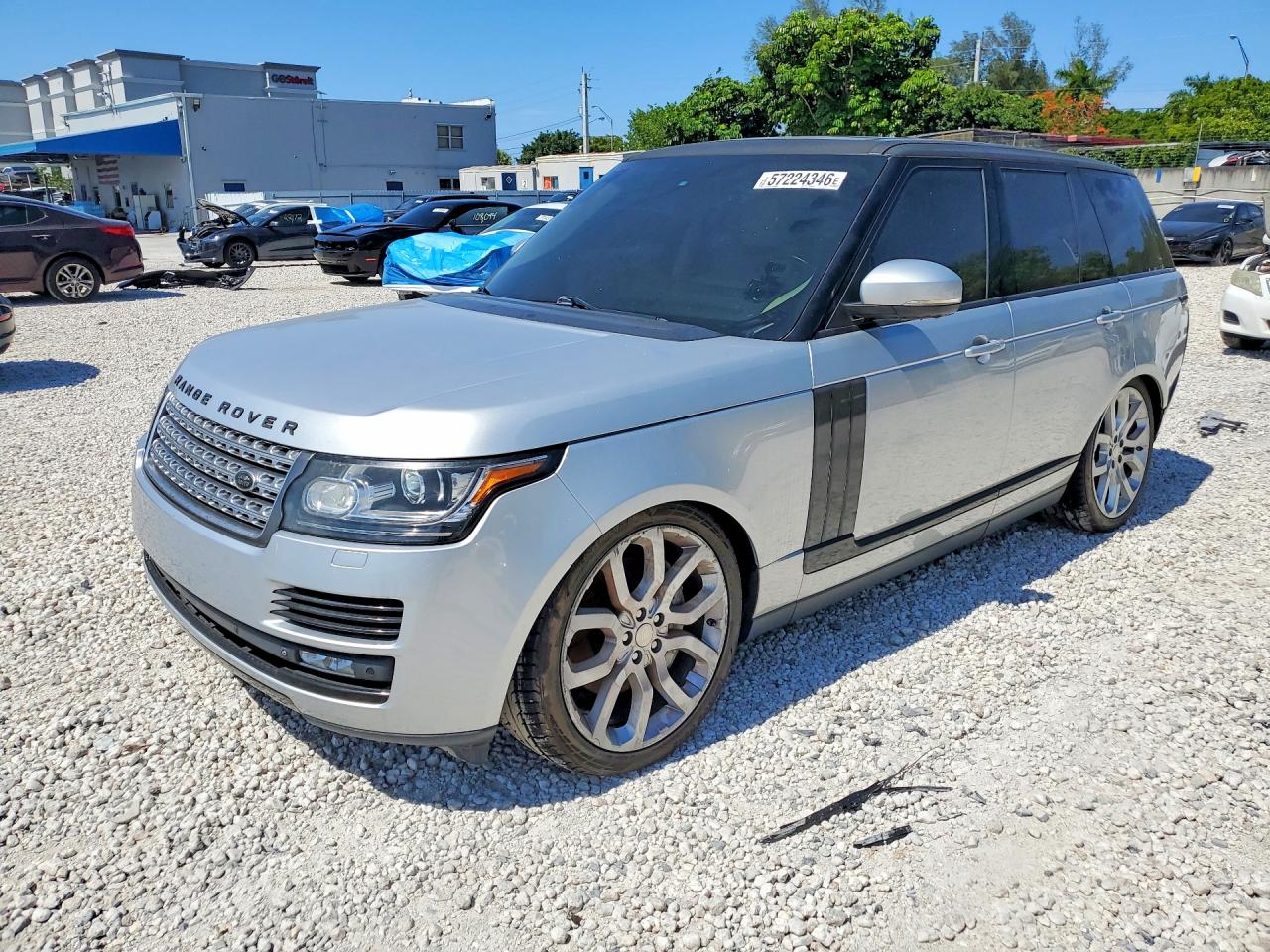 2014 Land Rover Range Rover Supercharged Silver vin: SALGS2EFXEA146210