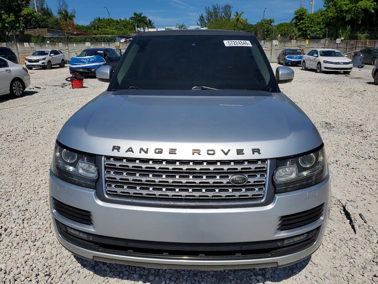 2014 Land Rover Range Rover Supercharged Silver vin: SALGS2EFXEA146210