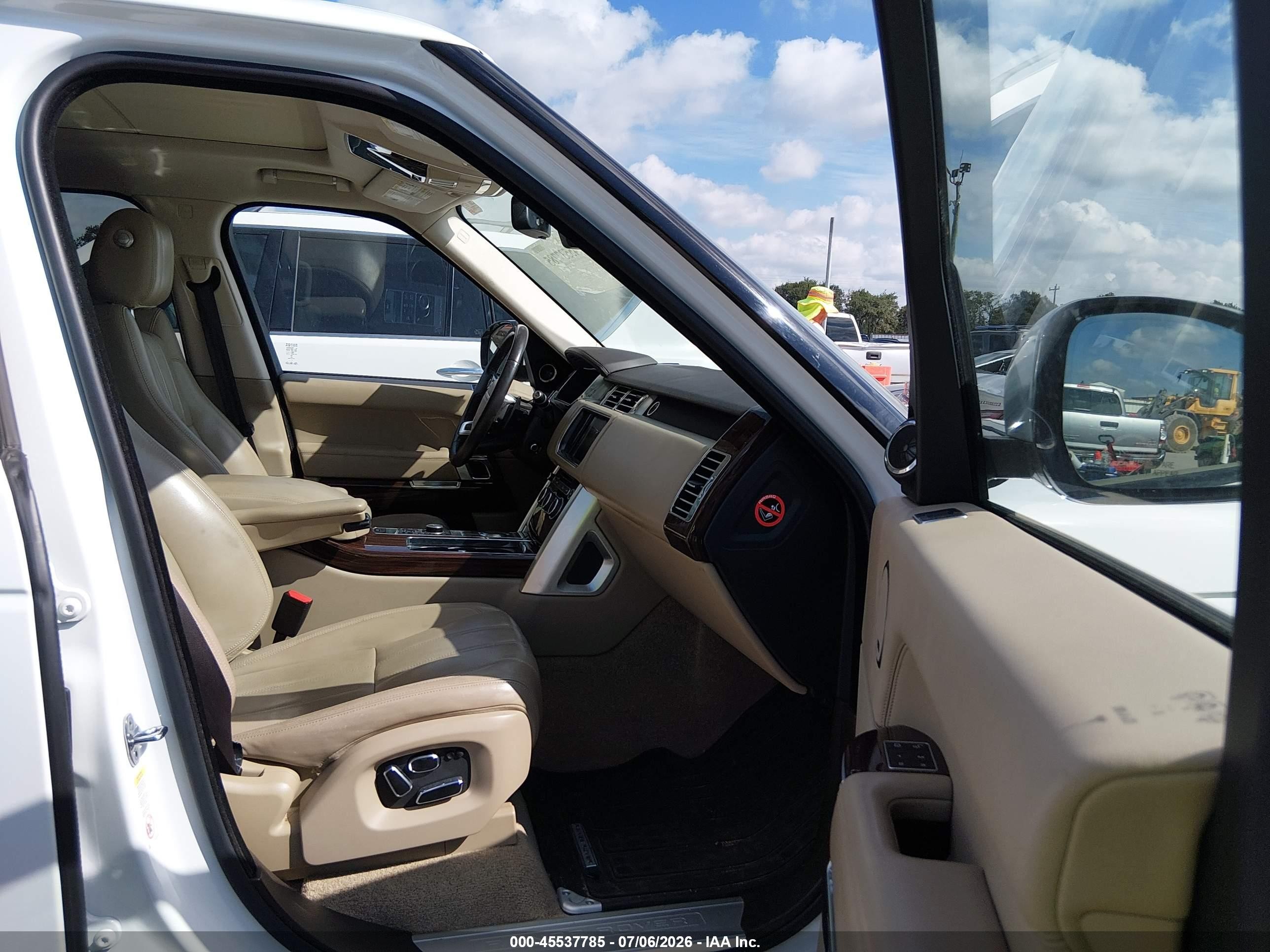 2014 Land Rover Range Rover 5.0l V8 Supercharged/5.0l V8 Supercharged Ebony Edition White vin: SALGS2EFXEA150712