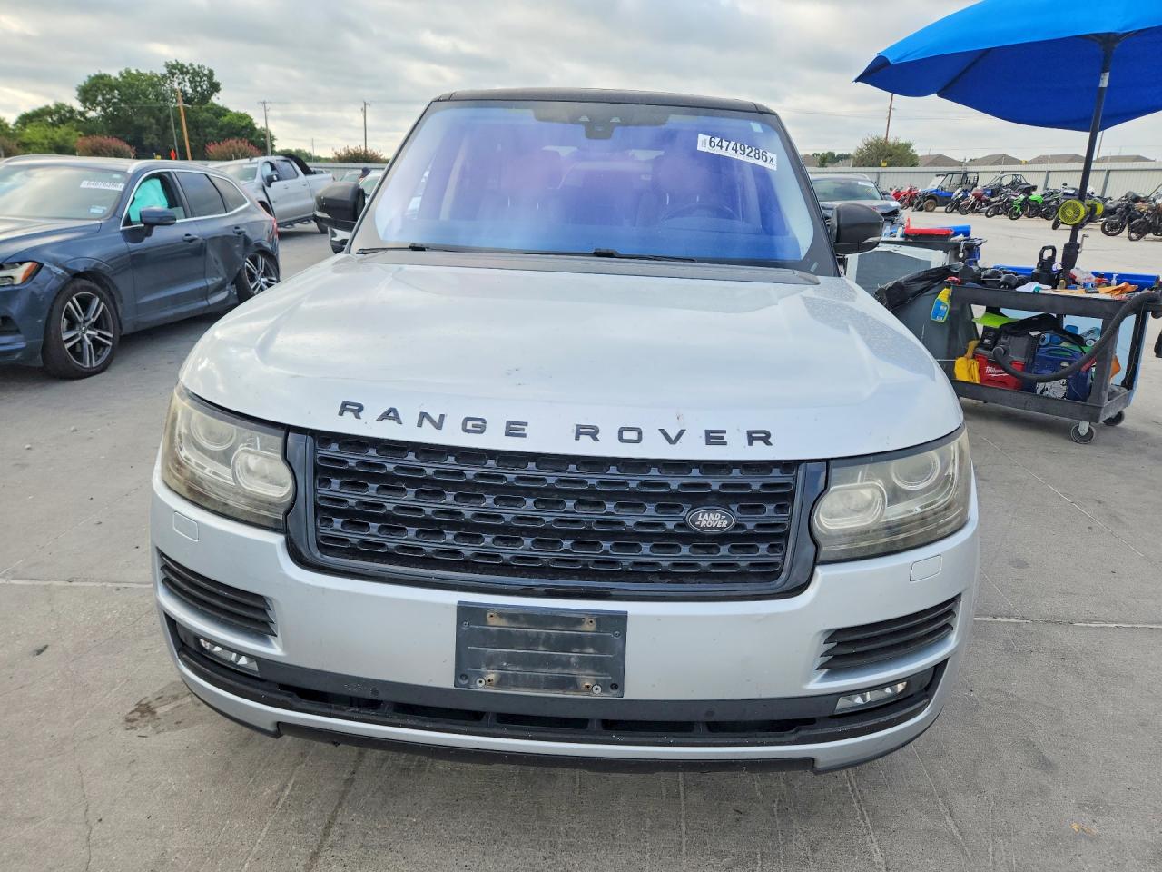 2017 Land Rover Range Rover Supercharged Gray vin: SALGS2FE2HA349165