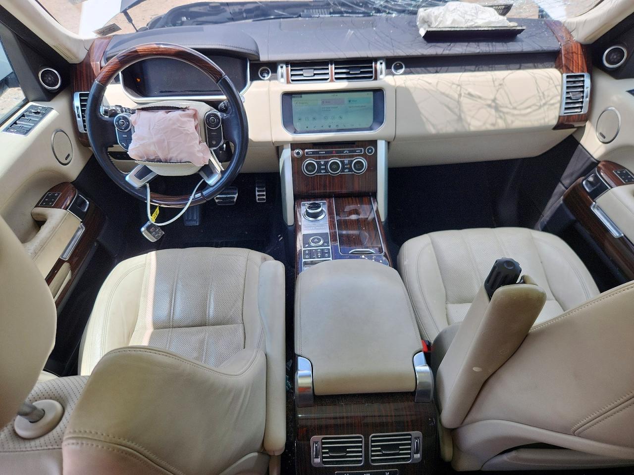 2017 Land Rover Range Rover Supercharged White vin: SALGS2FE5HA322087