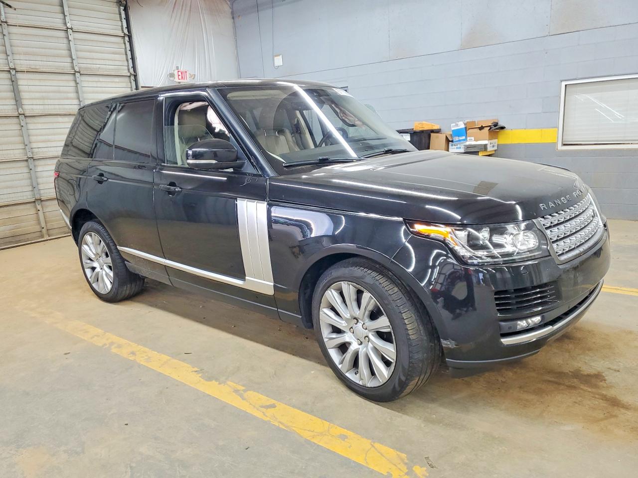 2017 Land Rover Range Rover Supercharged Black vin: SALGS2FE6HA325063