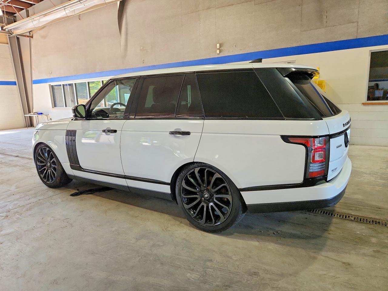 2017 Land Rover Range Rover Supercharged White vin: SALGS2FE6HA348889