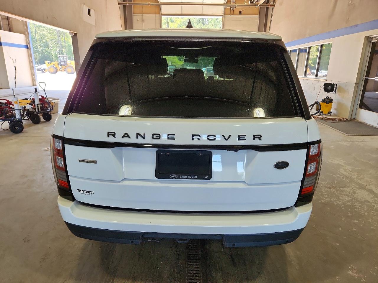 2017 Land Rover Range Rover Supercharged White vin: SALGS2FE6HA348889
