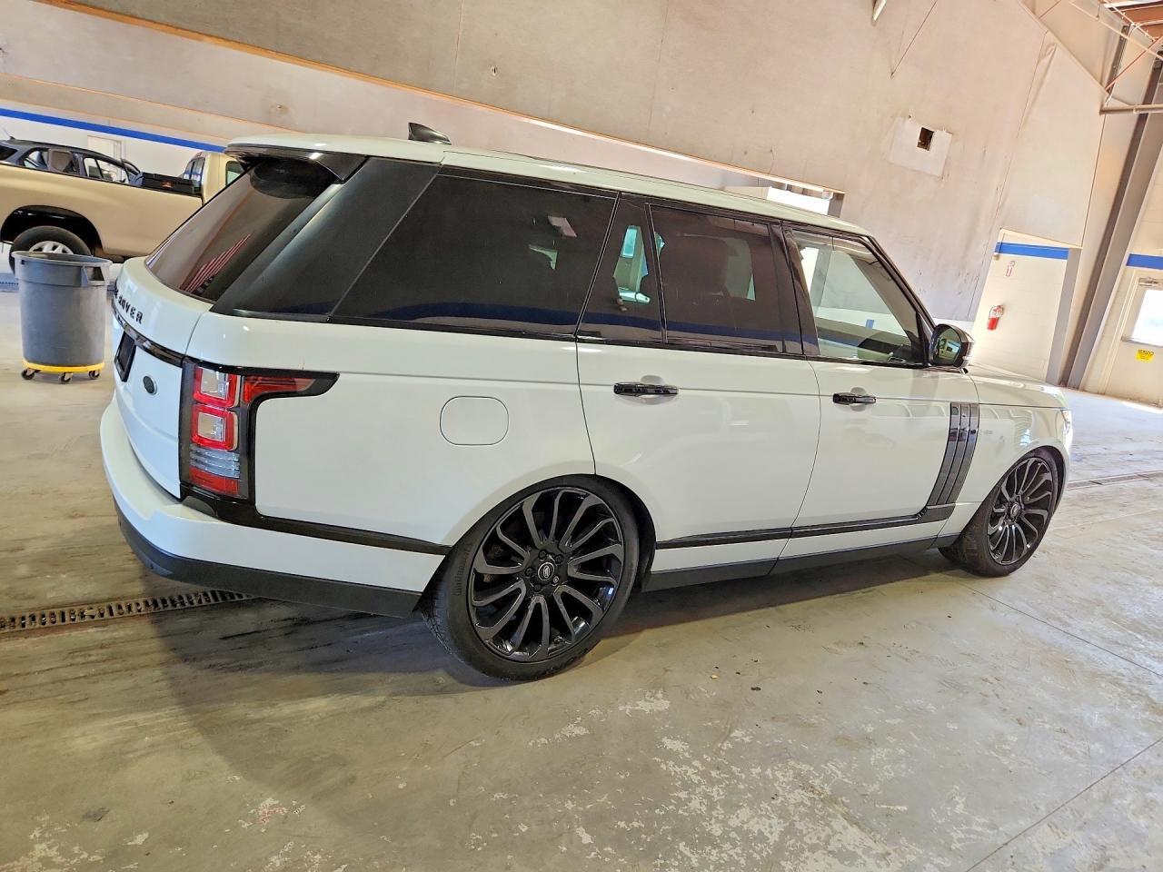 2017 Land Rover Range Rover Supercharged White vin: SALGS2FE6HA348889