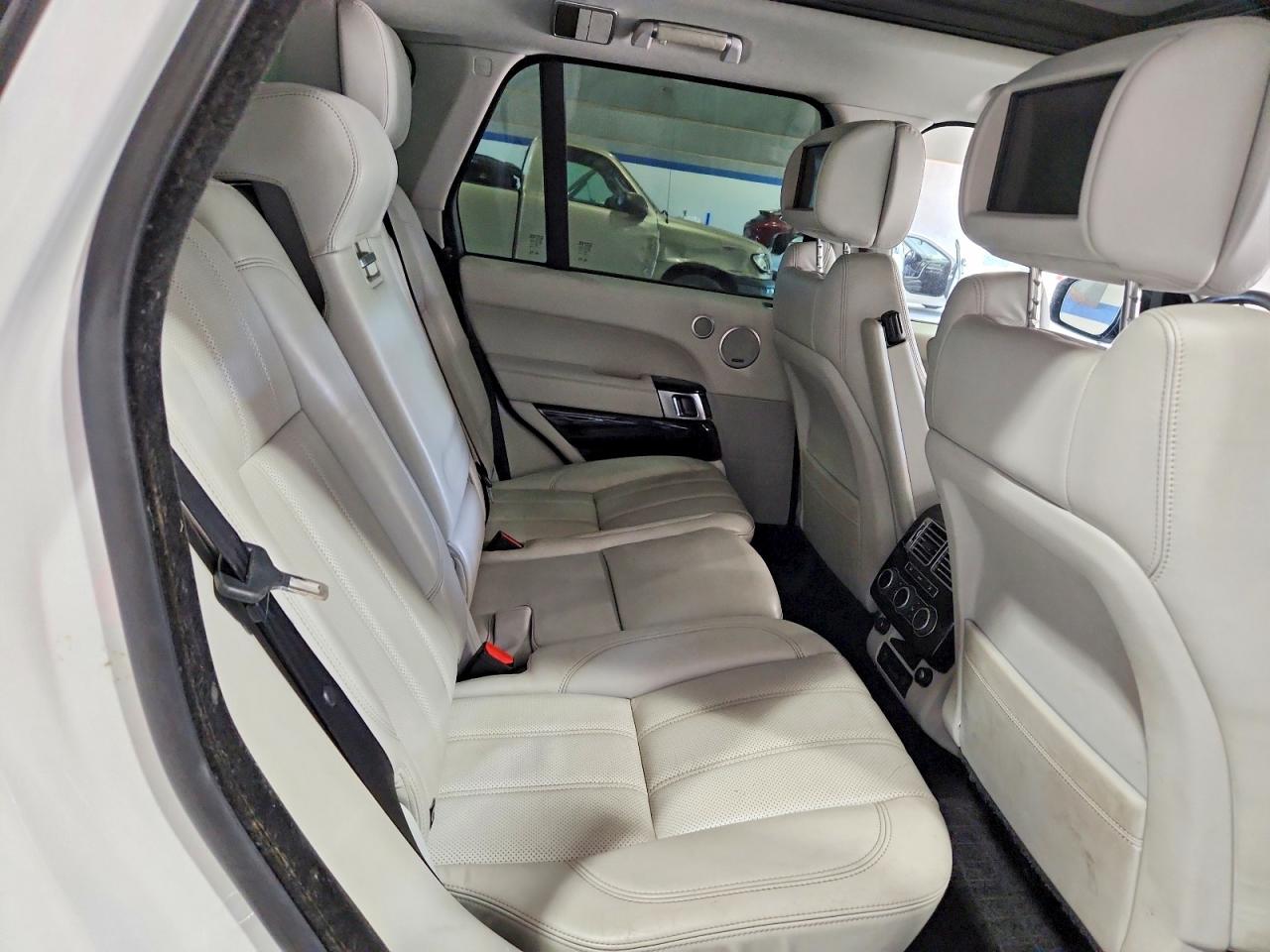 2017 Land Rover Range Rover Supercharged White vin: SALGS2FE6HA348889