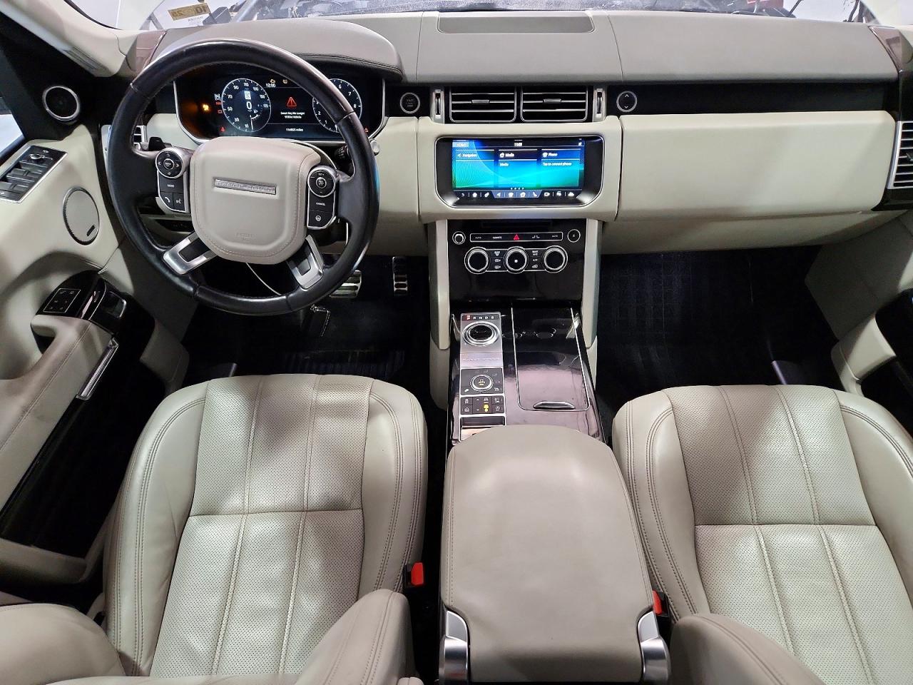 2017 Land Rover Range Rover Supercharged White vin: SALGS2FE6HA348889