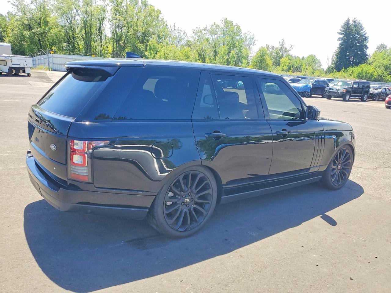 2017 Land Rover Range Rover Supercharged Black vin: SALGS2FE9HA330077