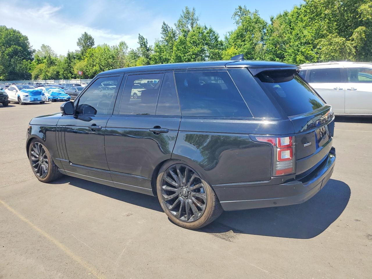 2017 Land Rover Range Rover Supercharged Black vin: SALGS2FE9HA330077