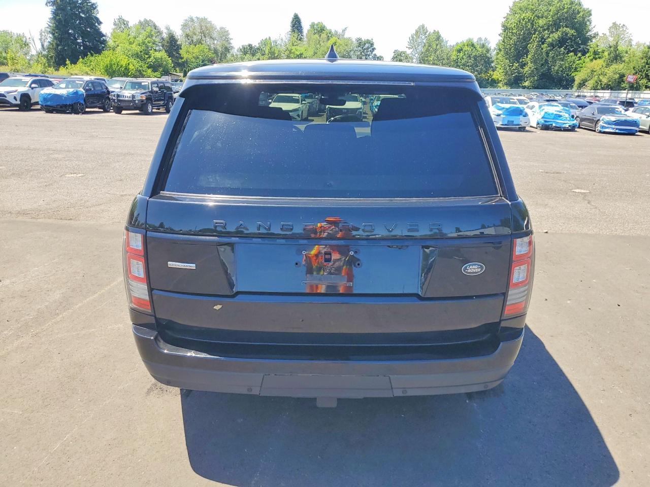 2017 Land Rover Range Rover Supercharged Black vin: SALGS2FE9HA330077