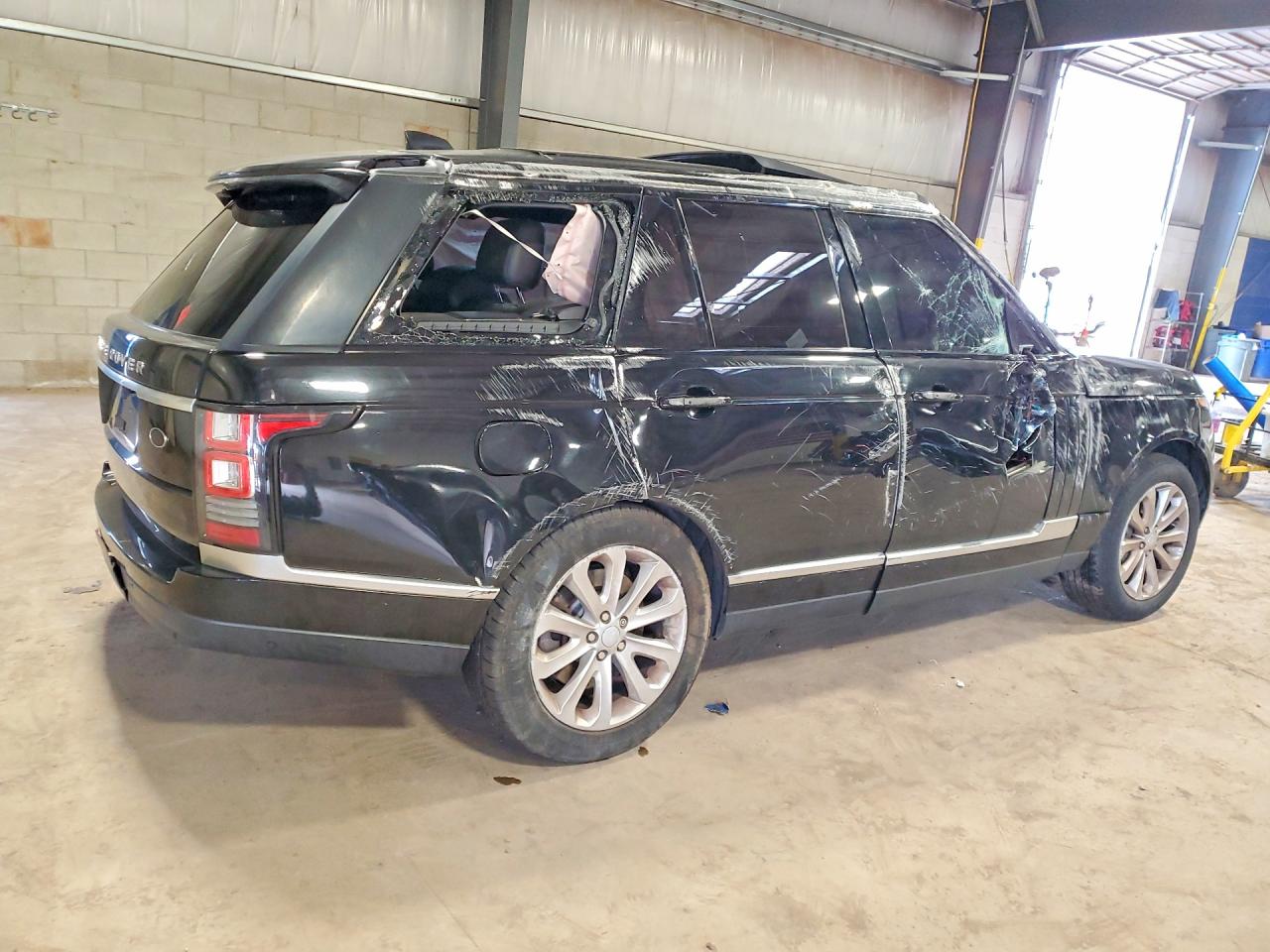 2017 Land Rover Range Rover Hse Black vin: SALGS2FV9HA351091