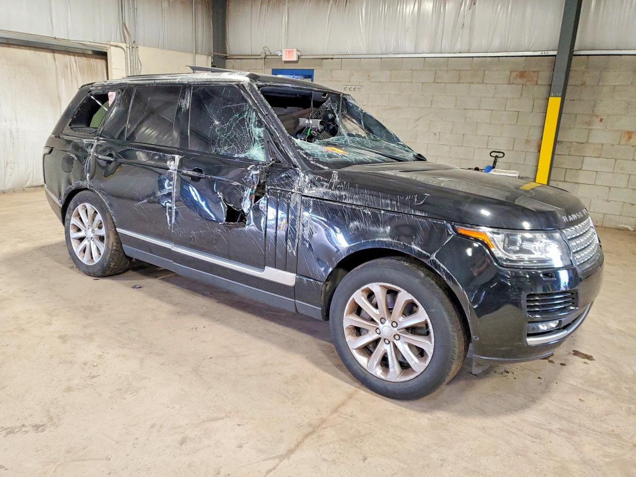 2017 Land Rover Range Rover Hse Black vin: SALGS2FV9HA351091
