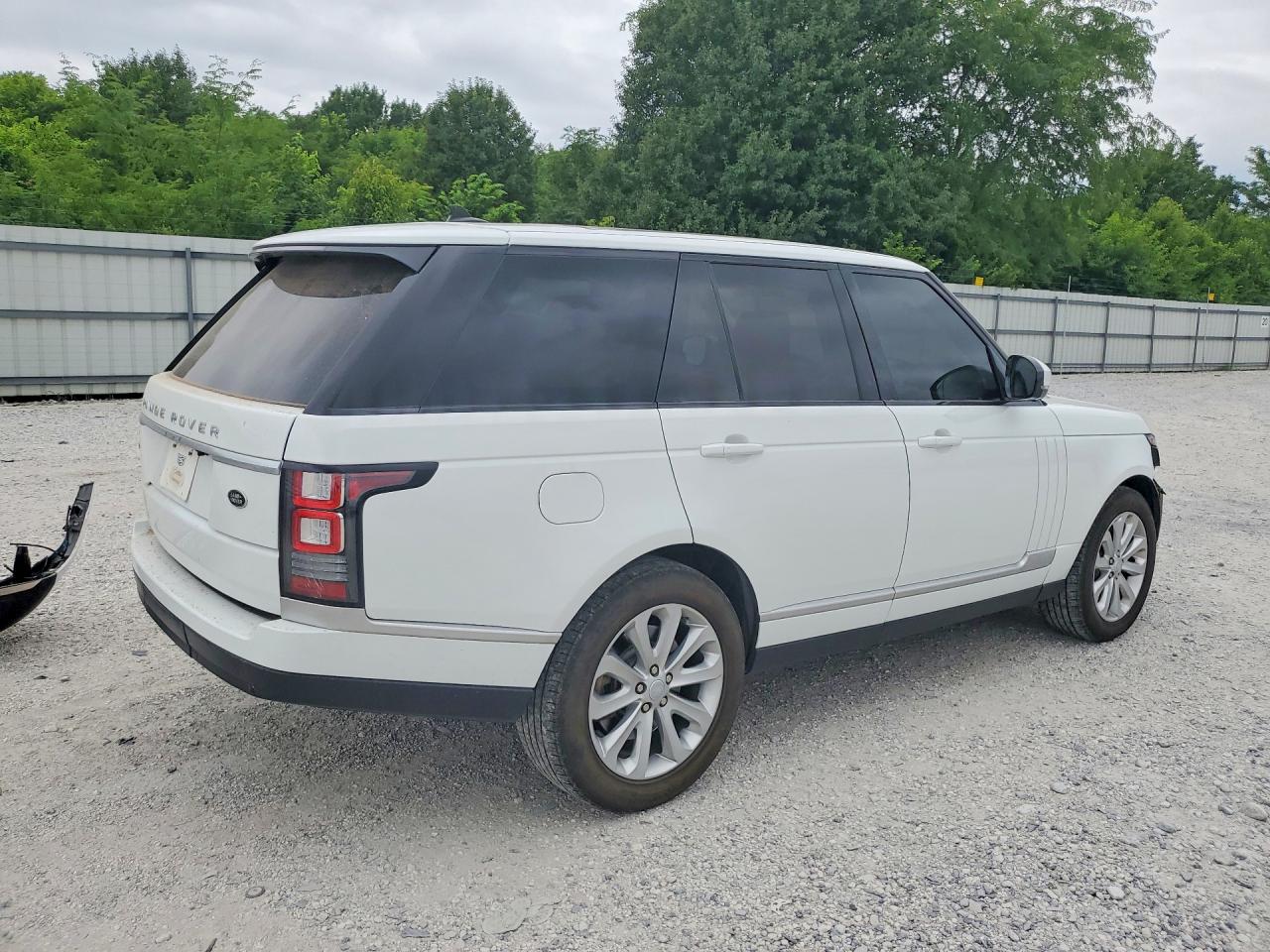 2016 Land Rover Range Rover Hse White vin: SALGS2PF0GA318857