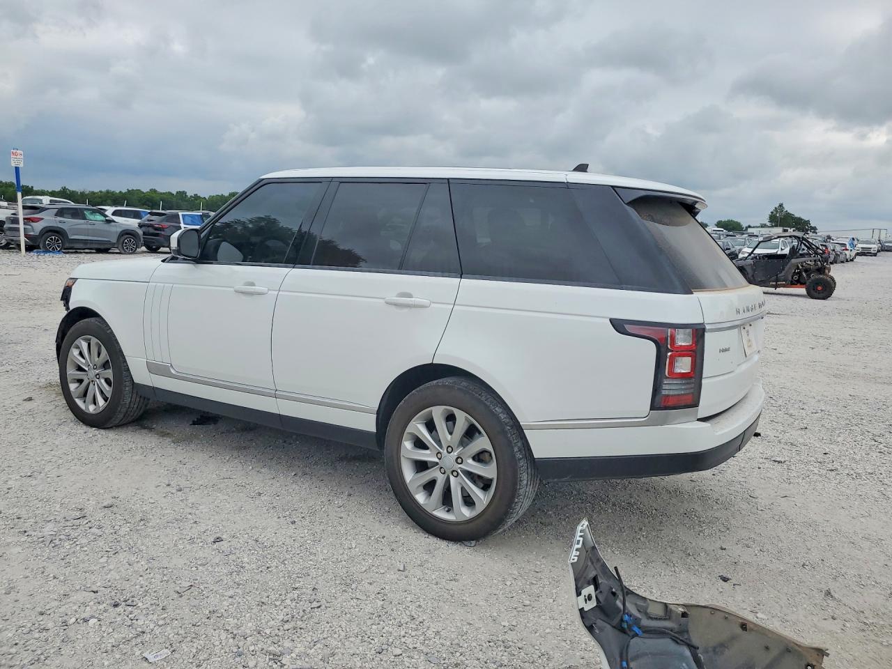 2016 Land Rover Range Rover Hse White vin: SALGS2PF0GA318857