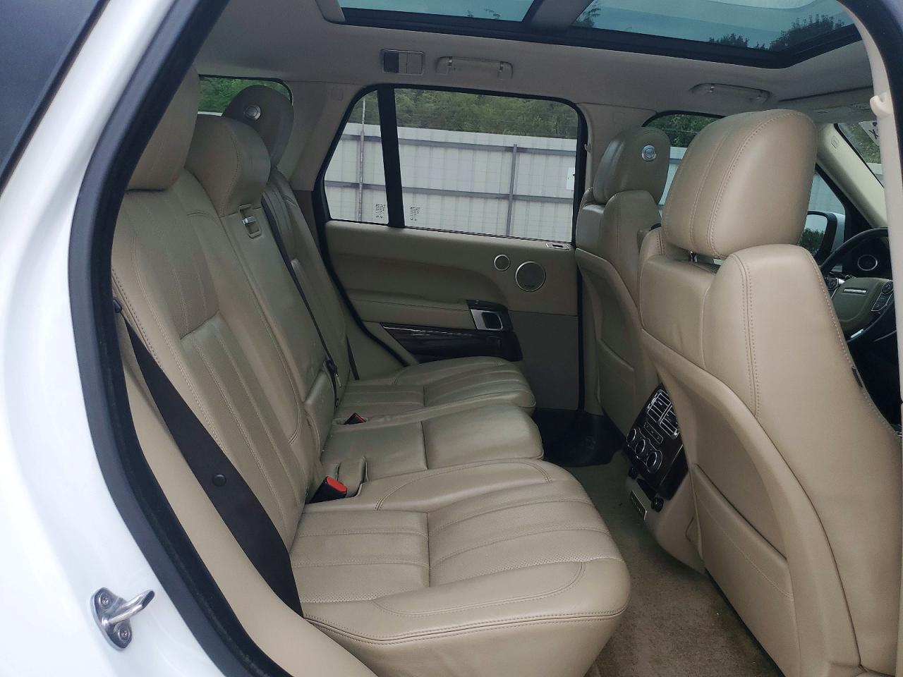 2016 Land Rover Range Rover Hse White vin: SALGS2PF0GA318857