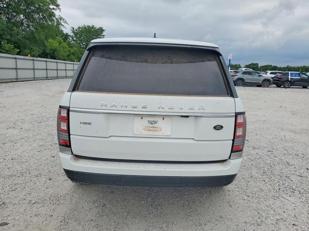 2016 Land Rover Range Rover Hse White vin: SALGS2PF0GA318857