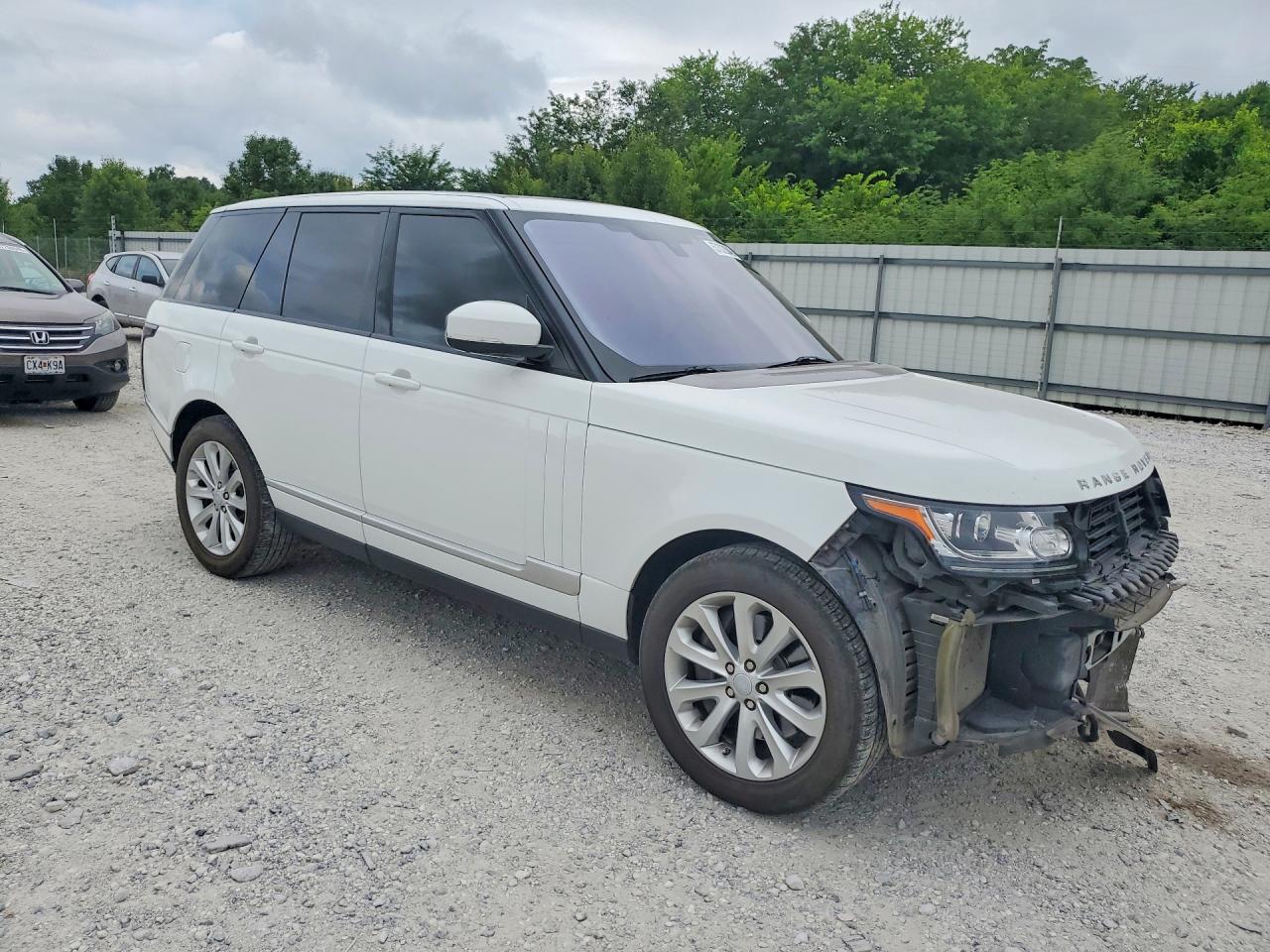 2016 Land Rover Range Rover Hse White vin: SALGS2PF0GA318857
