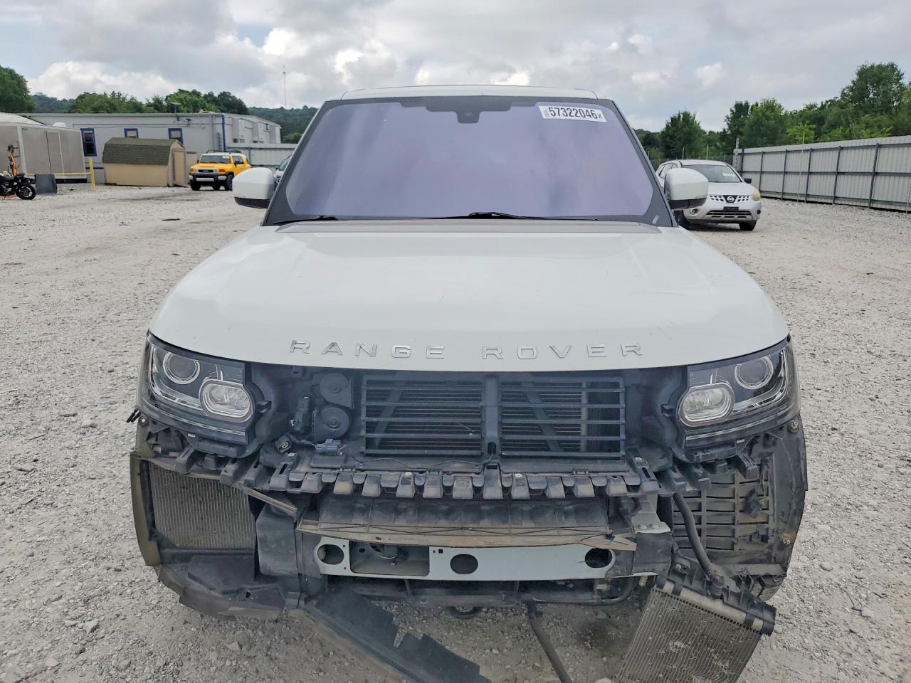 2016 Land Rover Range Rover Hse White vin: SALGS2PF0GA318857