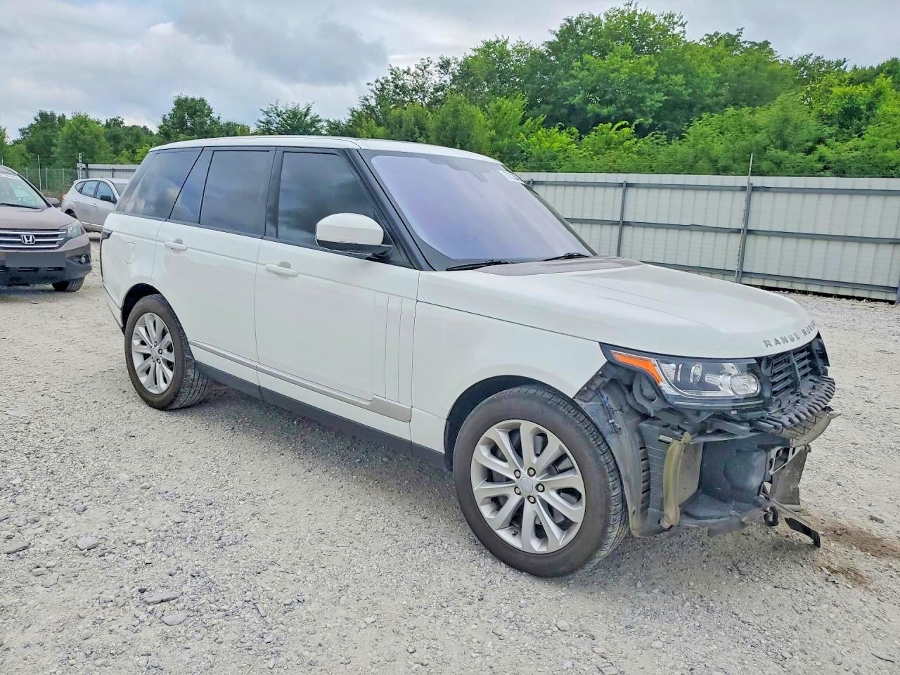 2016 Land Rover Range Rover Hse White vin: SALGS2PF0GA318857