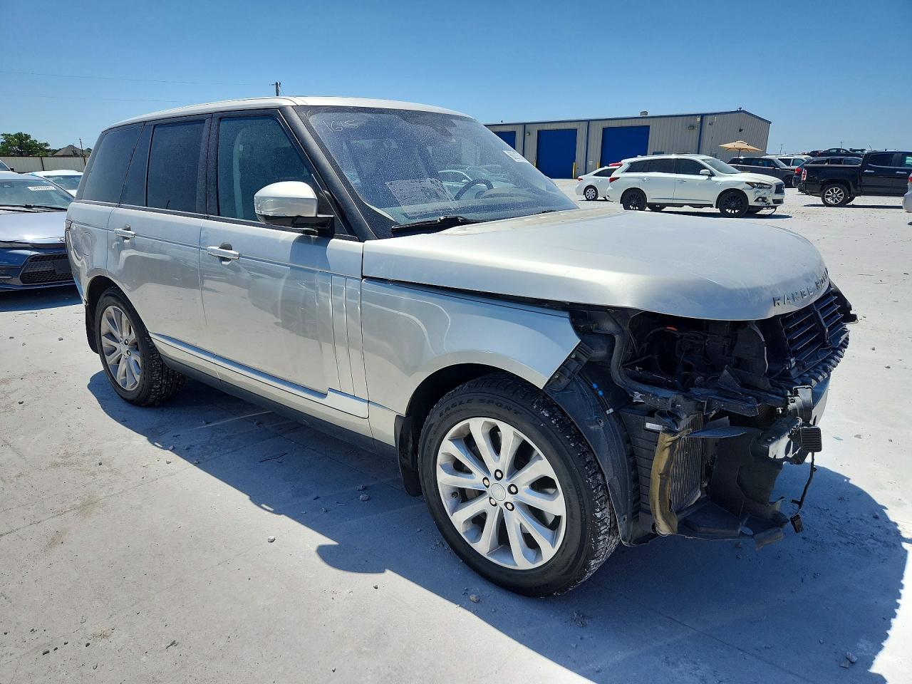 2016 Land Rover Range Rover Hse Beige vin: SALGS2PF4GA288133