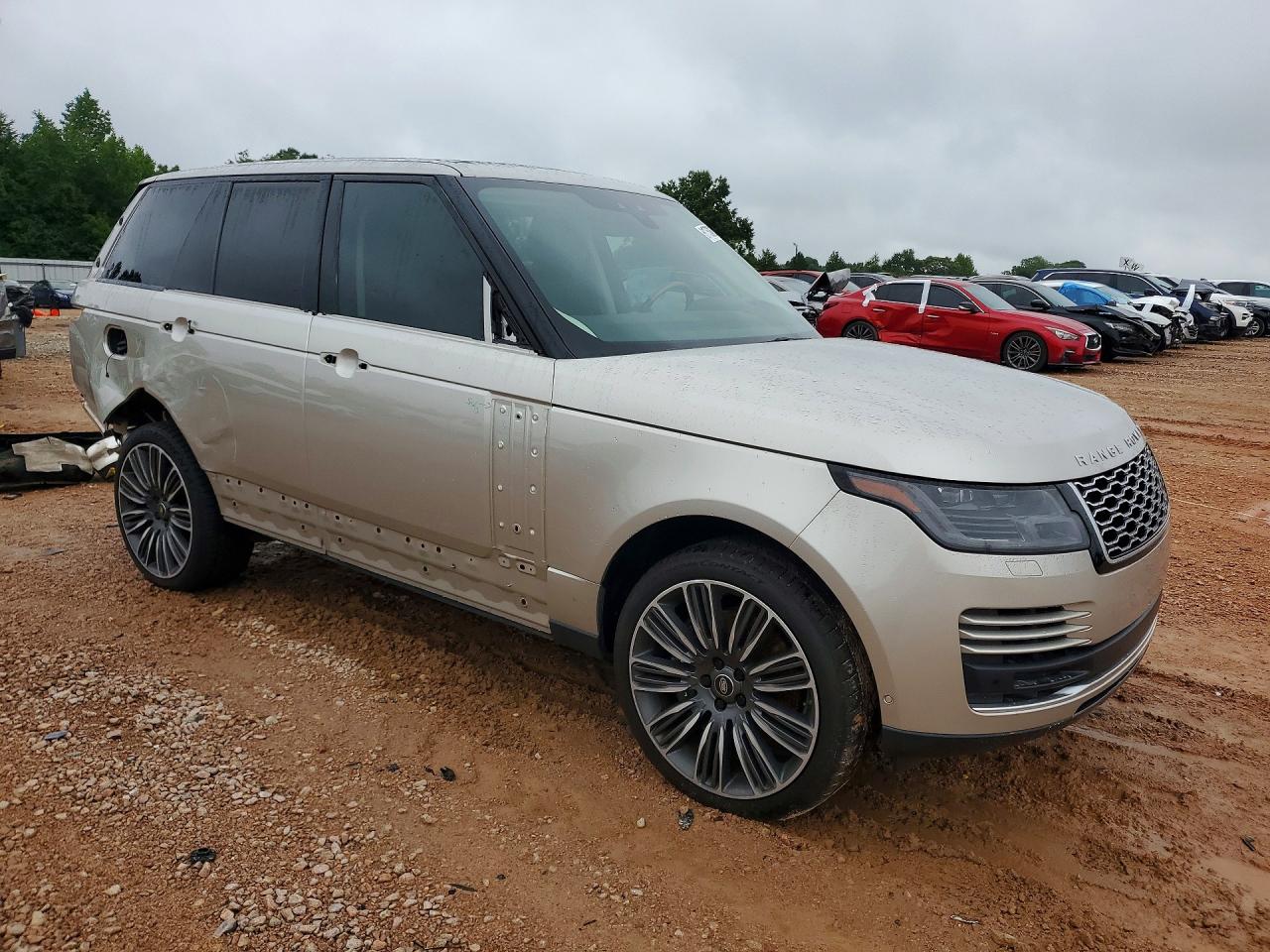 2018 Land Rover Range Rover Supercharged Silver vin: SALGS2RE5JA395686