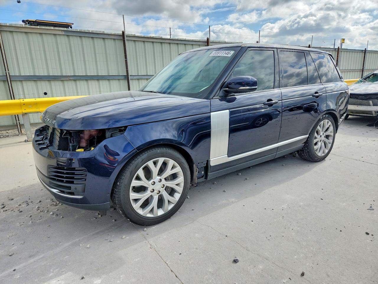 2021 Land Rover Range Rover Hse Westminster Edition Blue vin: SALGS2RU0MA445776