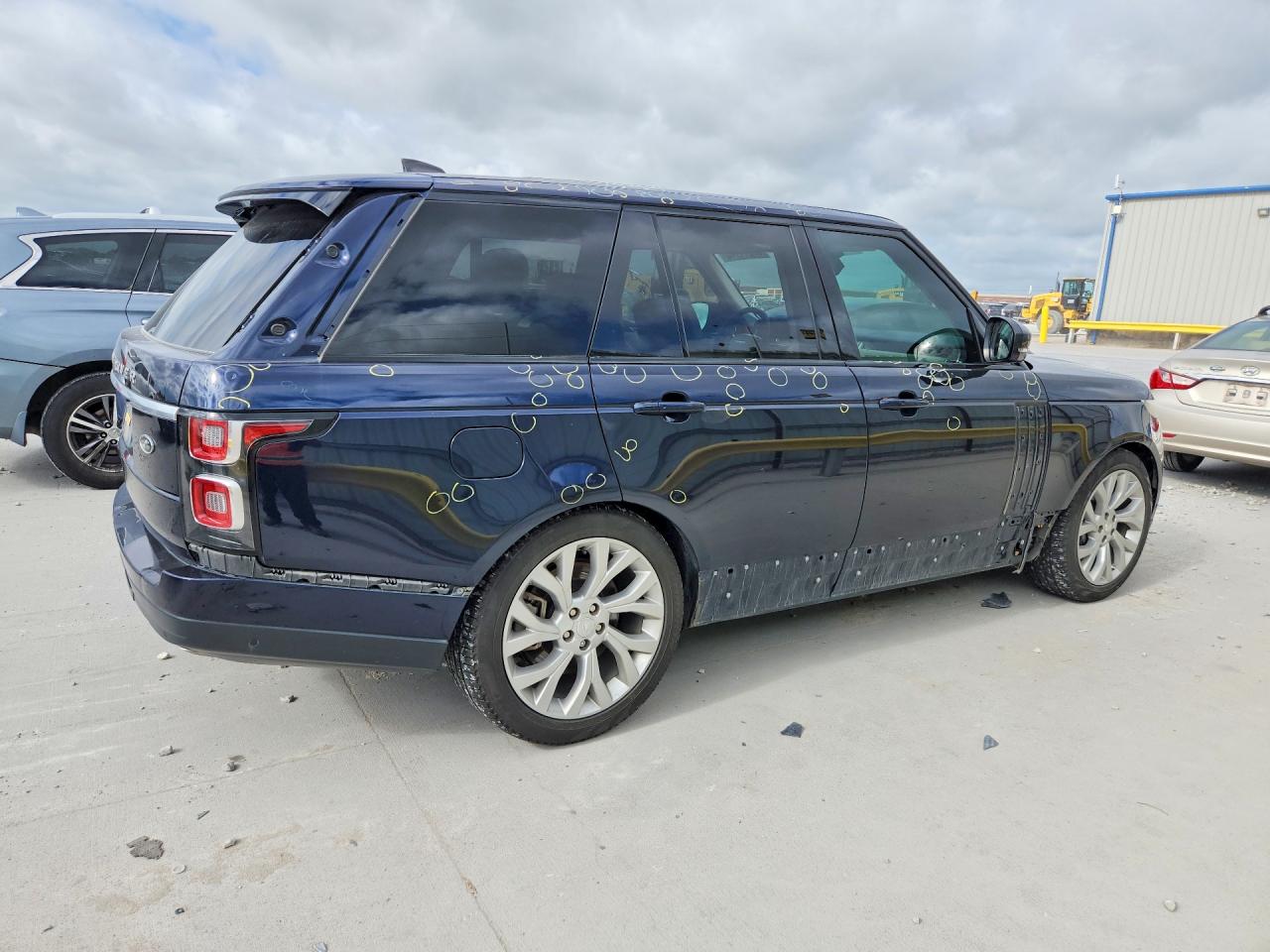 2021 Land Rover Range Rover Hse Westminster Edition Blue vin: SALGS2RU0MA445776