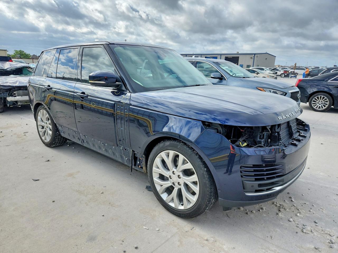 2021 Land Rover Range Rover Hse Westminster Edition Blue vin: SALGS2RU0MA445776