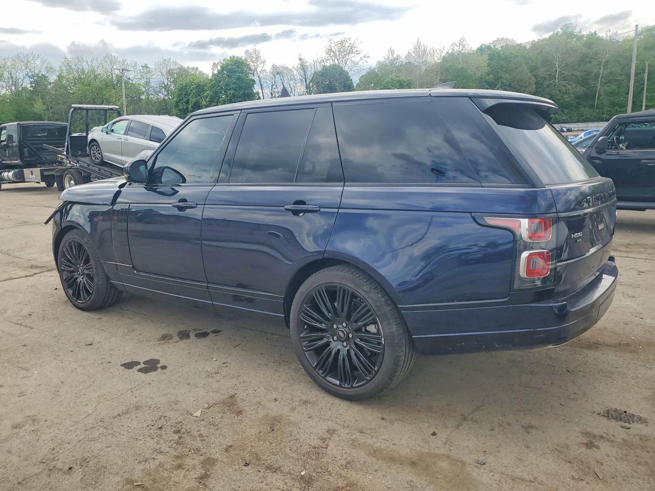2021 Land Rover Range Rover Hse Westminster Edition Blue vin: SALGS2RU5MA433557