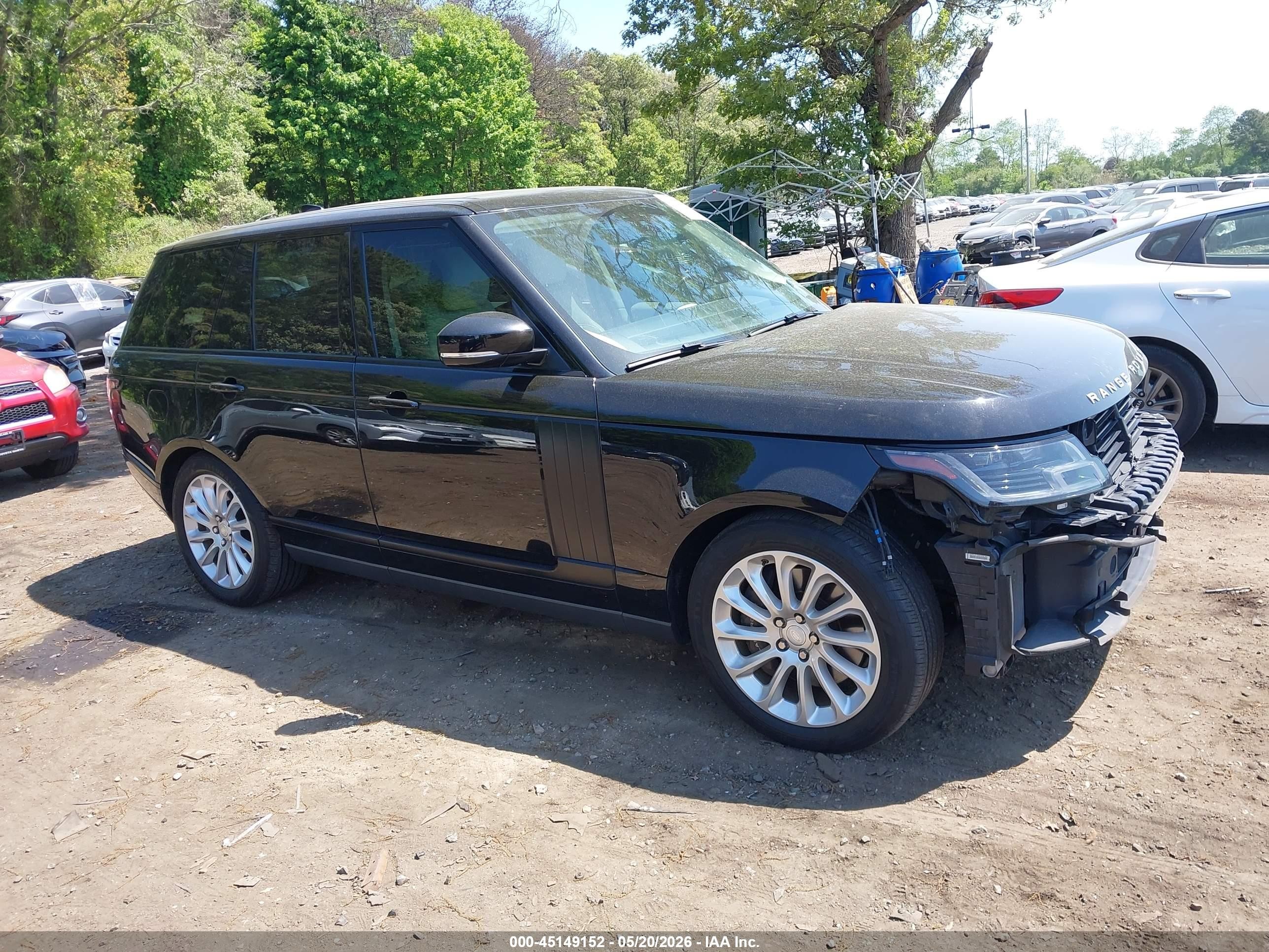 2020 Land Rover Range Rover Hse Black vin: SALGS2RU6LA589623