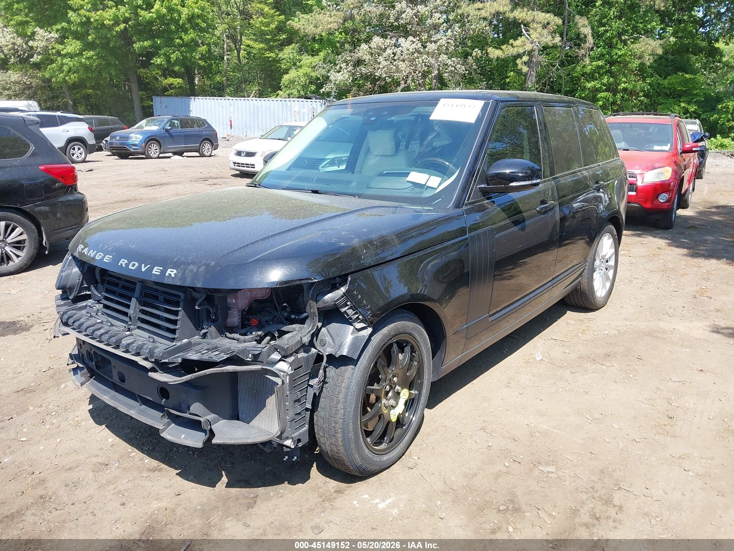 2020 Land Rover Range Rover Hse Black vin: SALGS2RU6LA589623