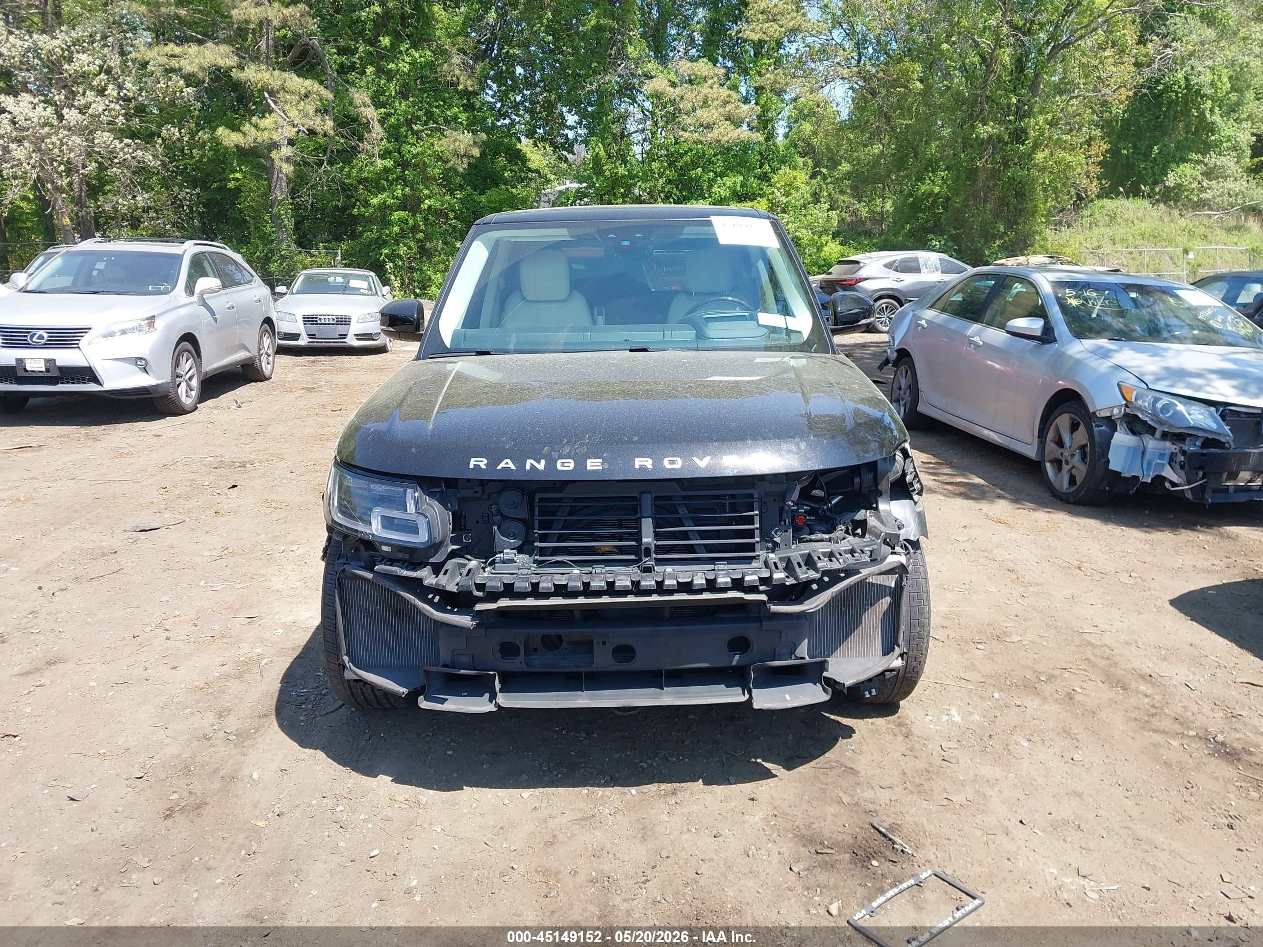 2020 Land Rover Range Rover Hse Black vin: SALGS2RU6LA589623