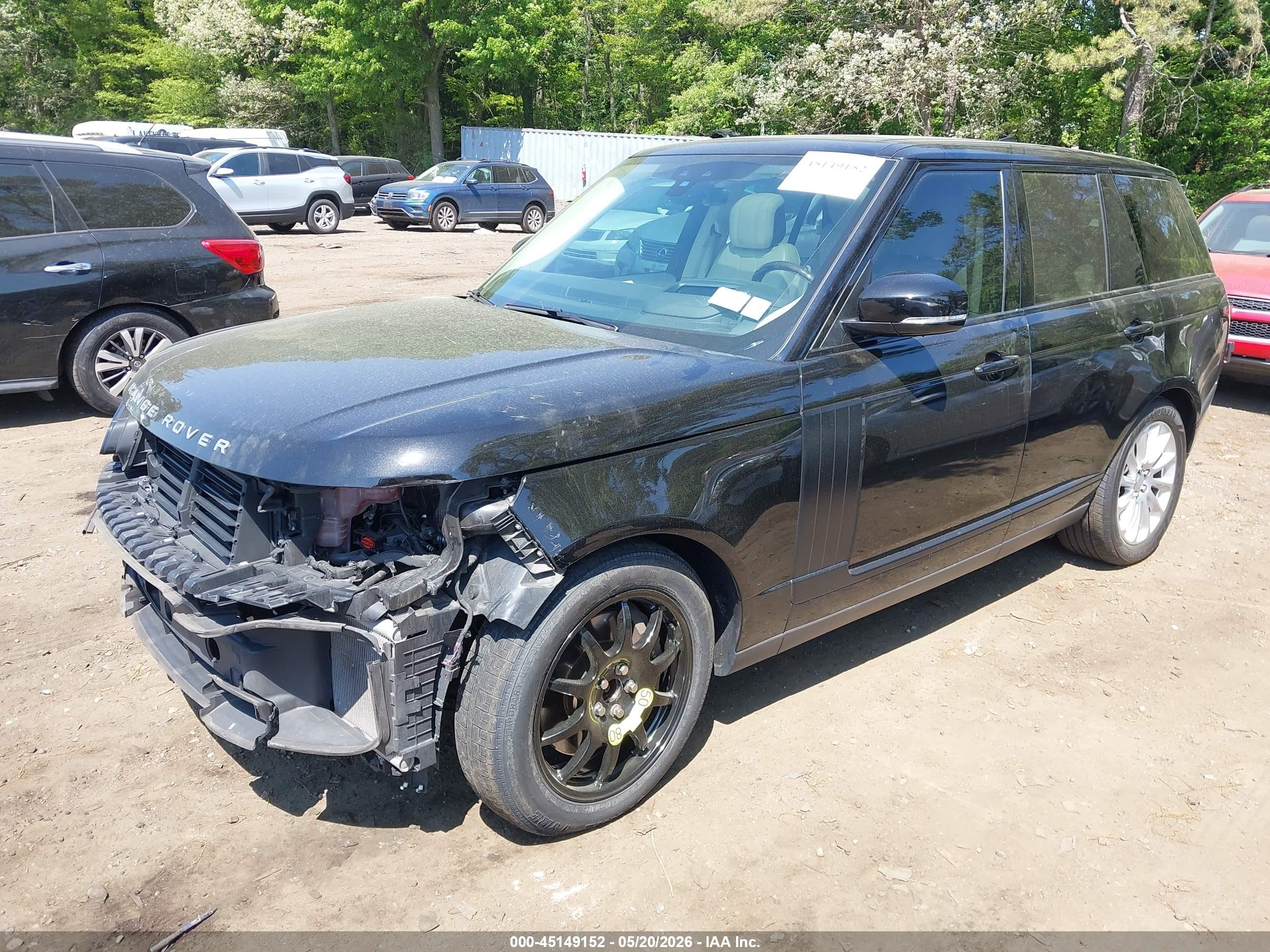 2020 Land Rover Range Rover Hse Black vin: SALGS2RU6LA589623