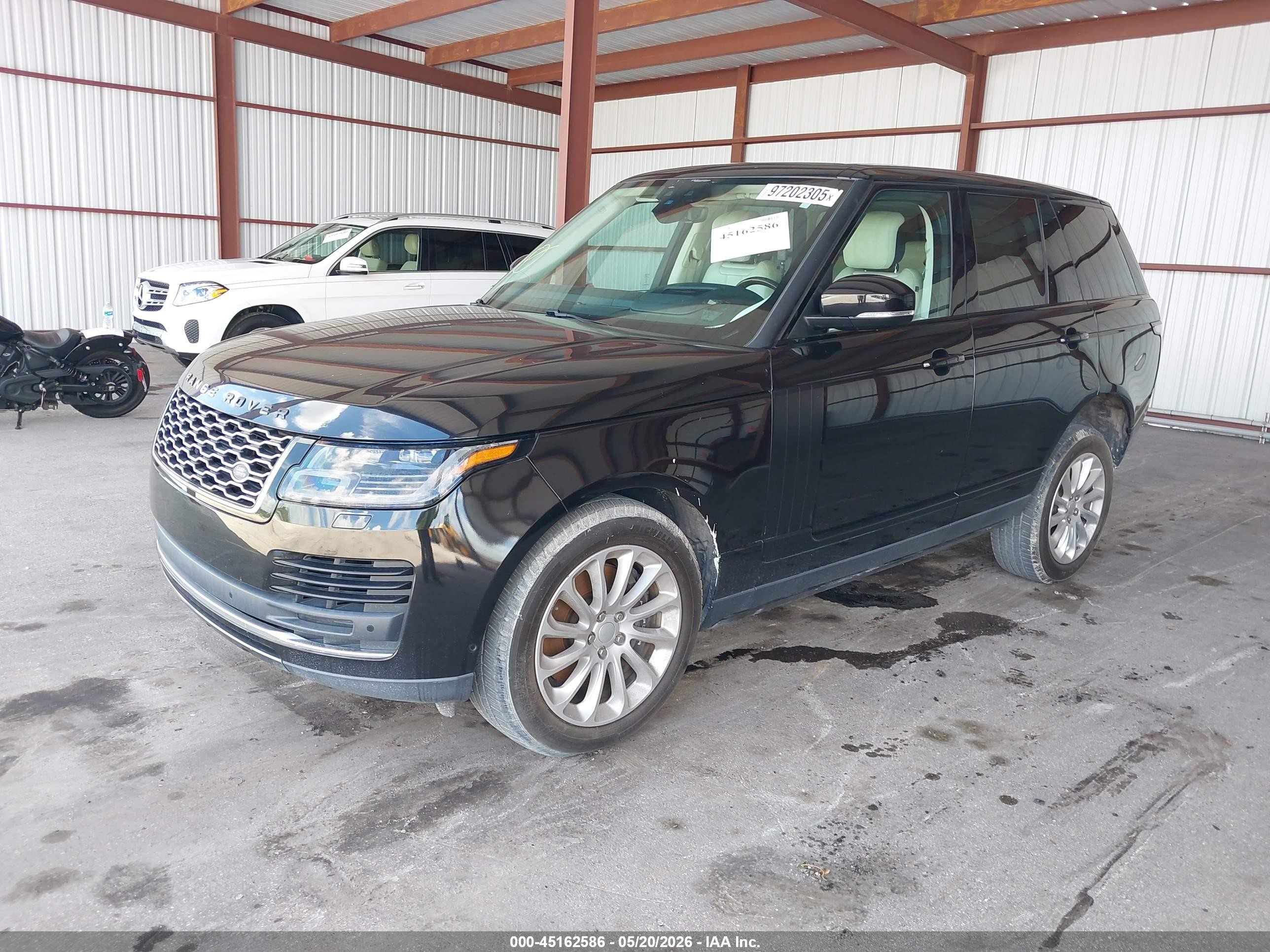 2020 Land Rover Range Rover Hse Black vin: SALGS2RU9LA414606