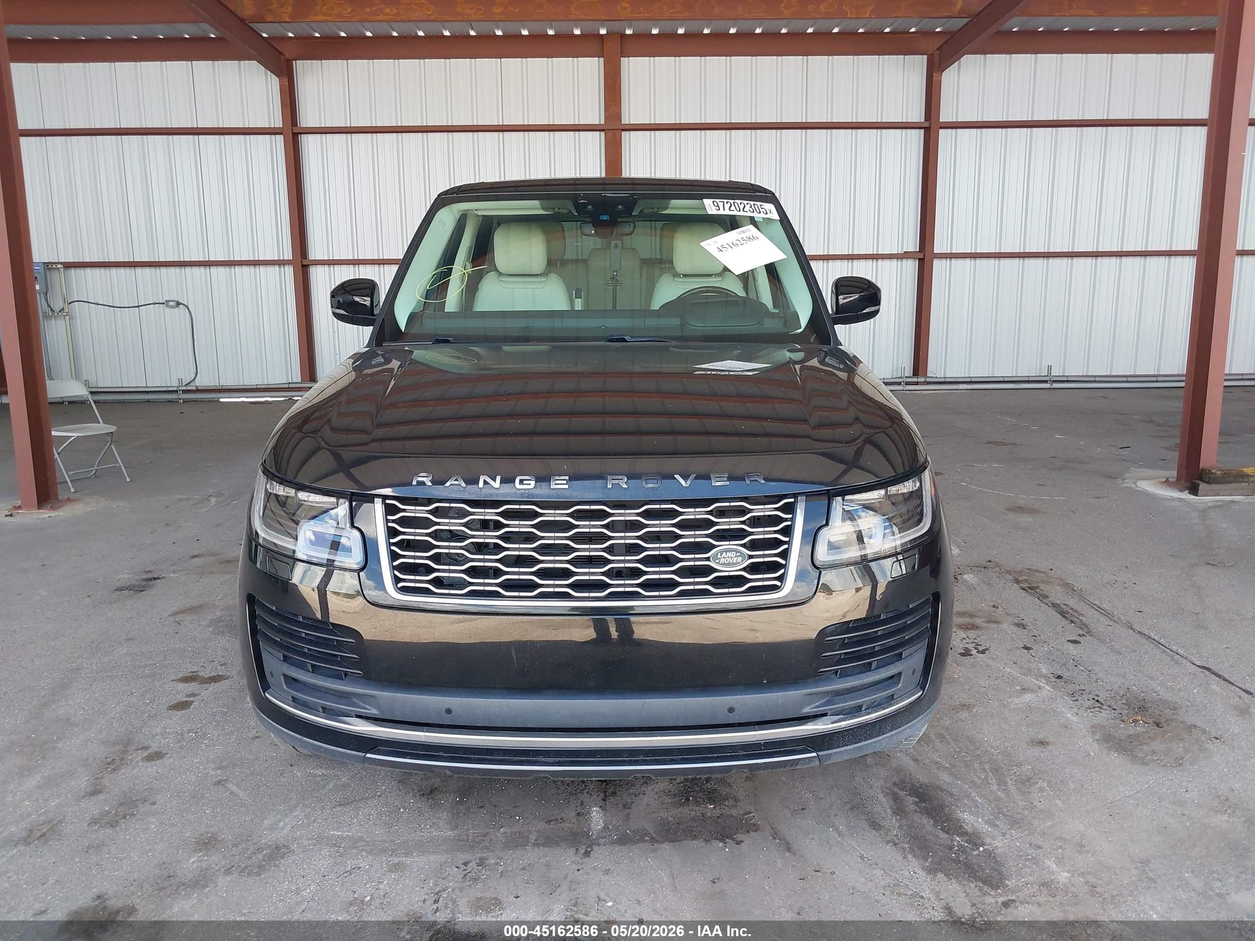 2020 Land Rover Range Rover Hse Black vin: SALGS2RU9LA414606