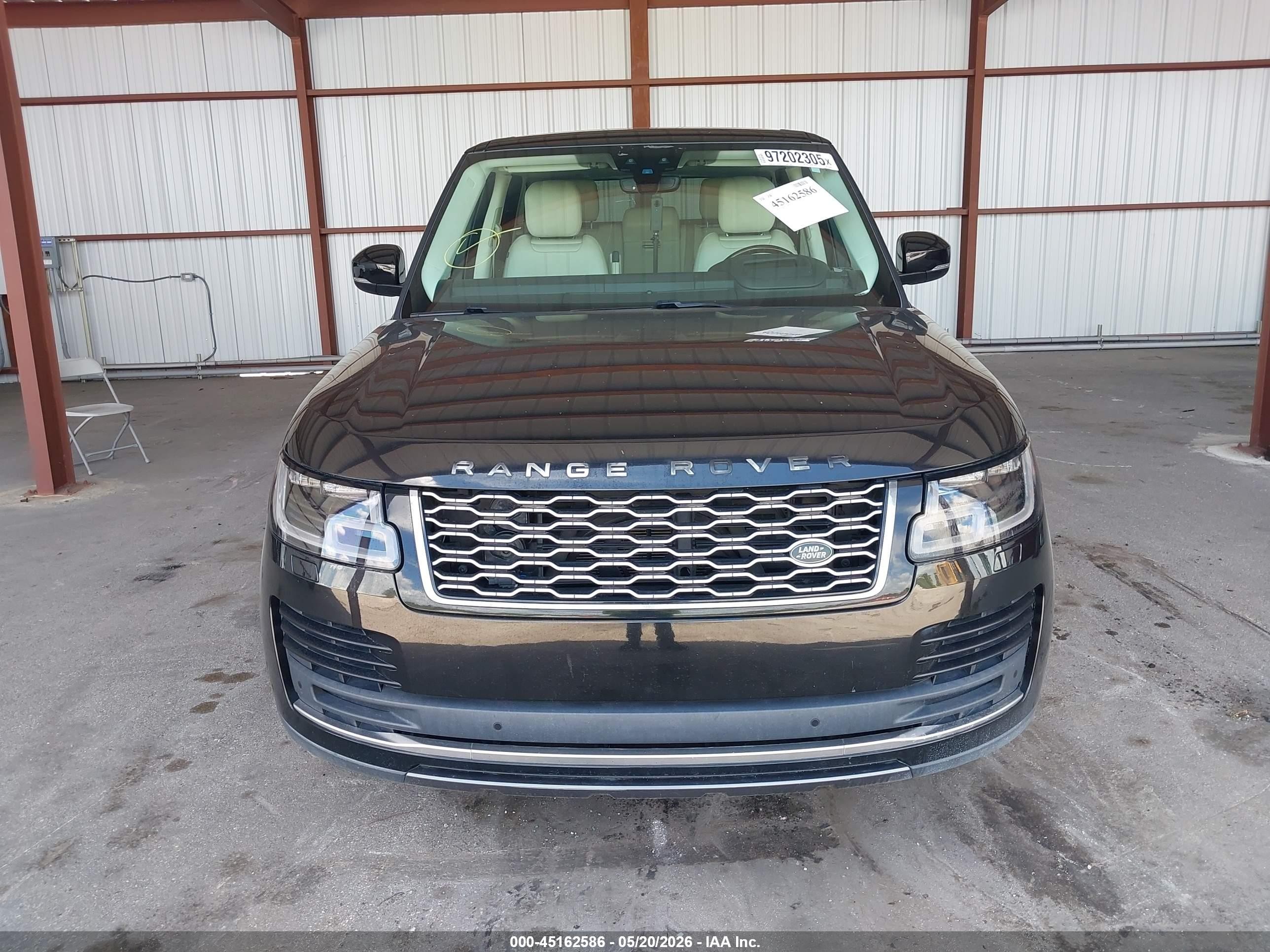 2020 Land Rover Range Rover Hse Black vin: SALGS2RU9LA414606