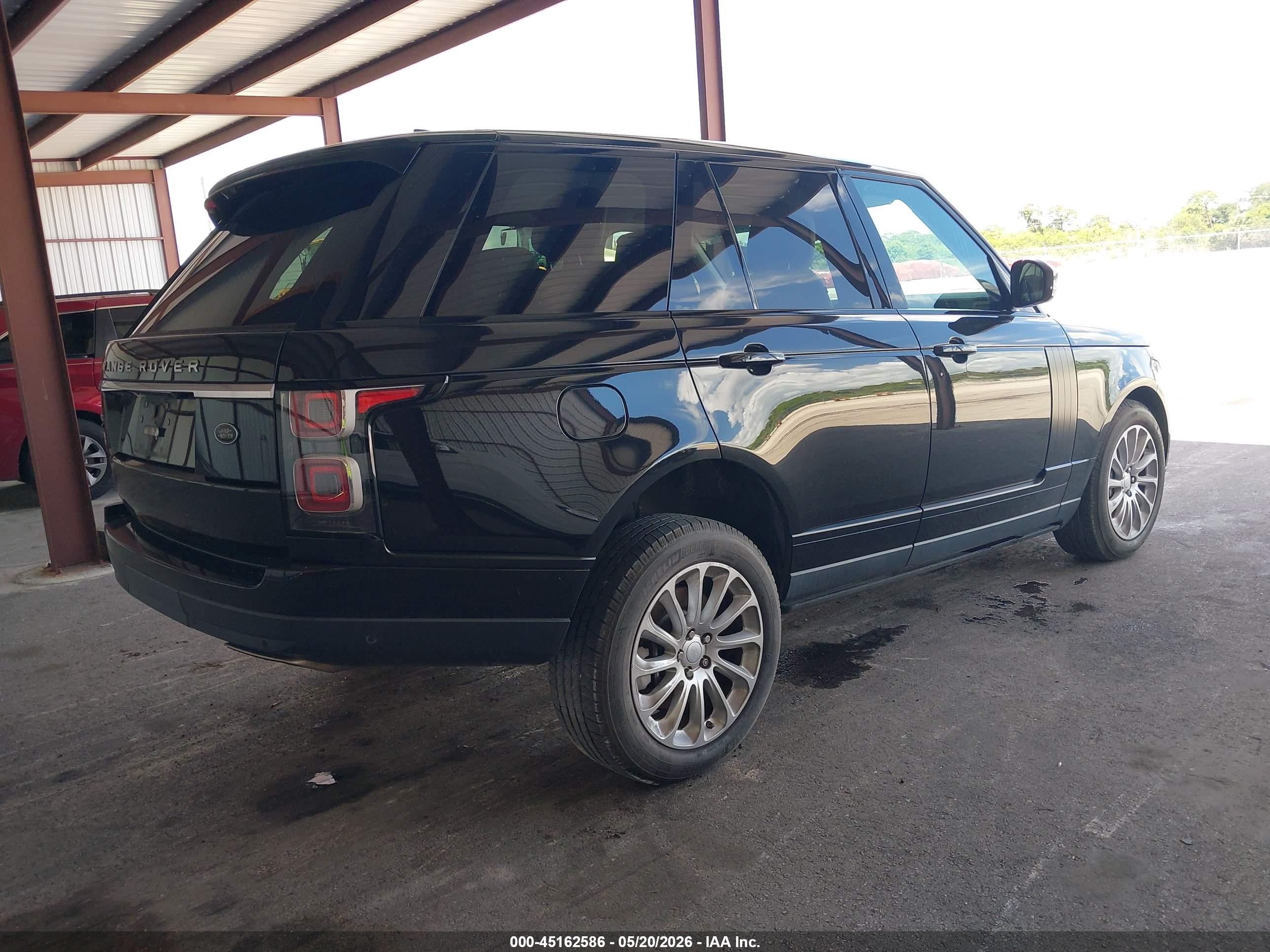 2020 Land Rover Range Rover Hse Black vin: SALGS2RU9LA414606