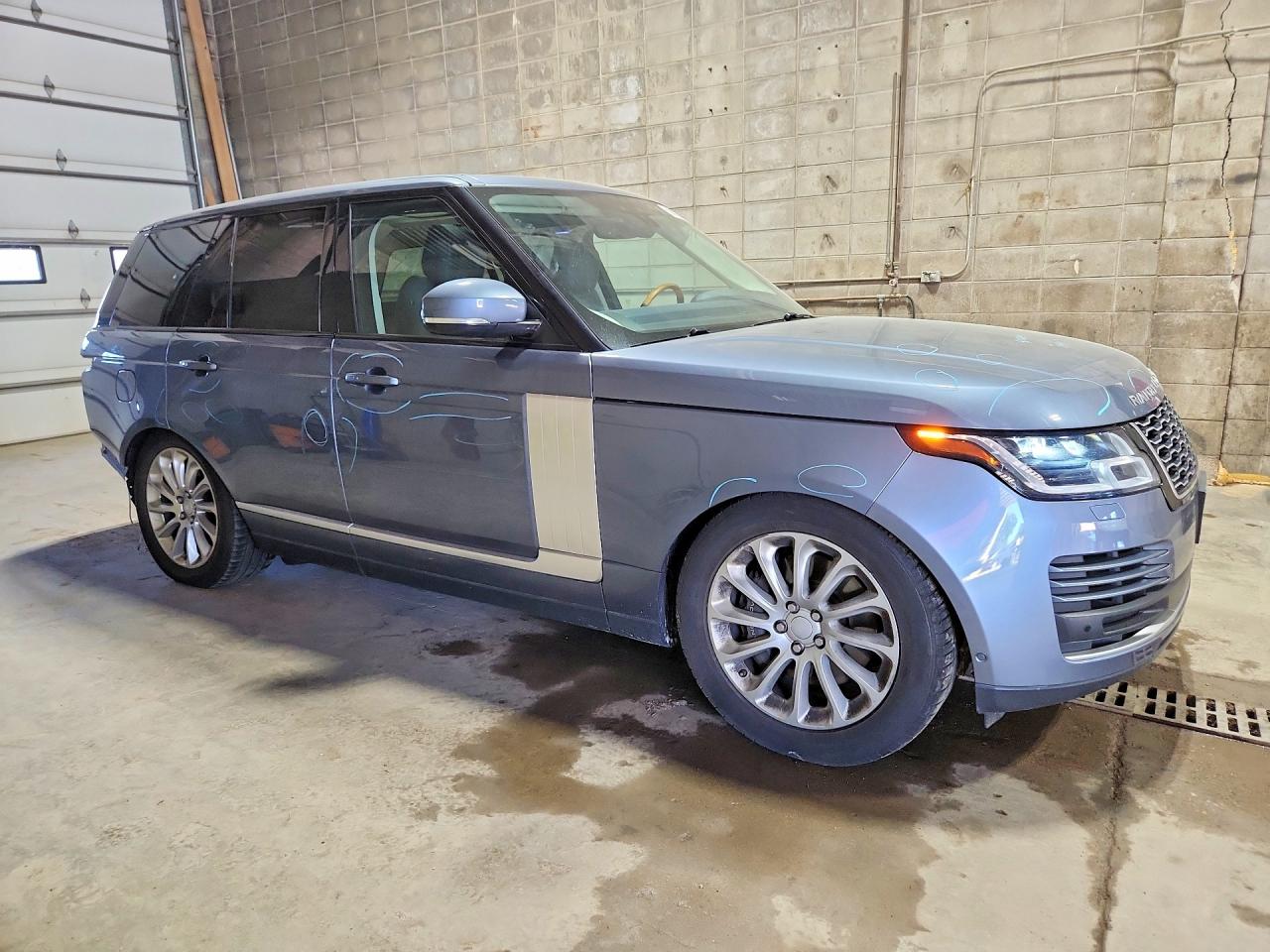 2019 Land Rover Range Rover Hse Синий vin: SALGS2SV2KA516458