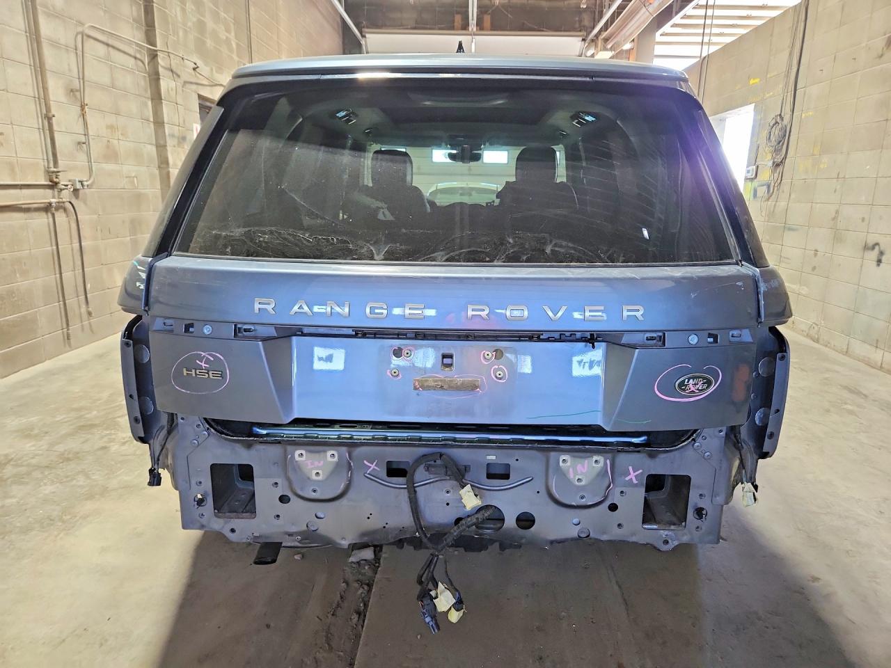 2019 Land Rover Range Rover Hse Синий vin: SALGS2SV2KA516458