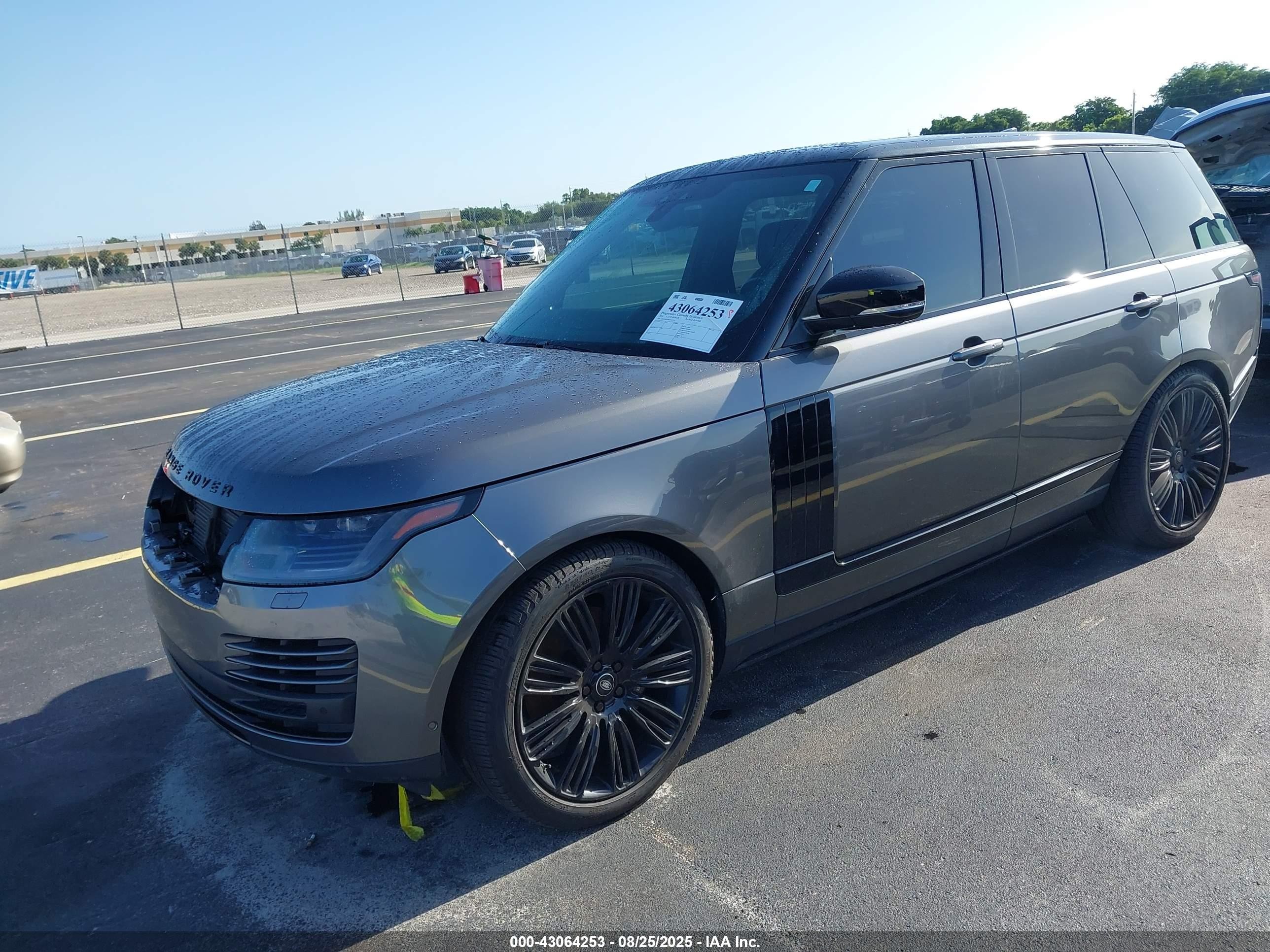 2018 Land Rover Range Rover 3.0l V6 Supercharged Hse Gray vin: SALGS2SV8JA514745