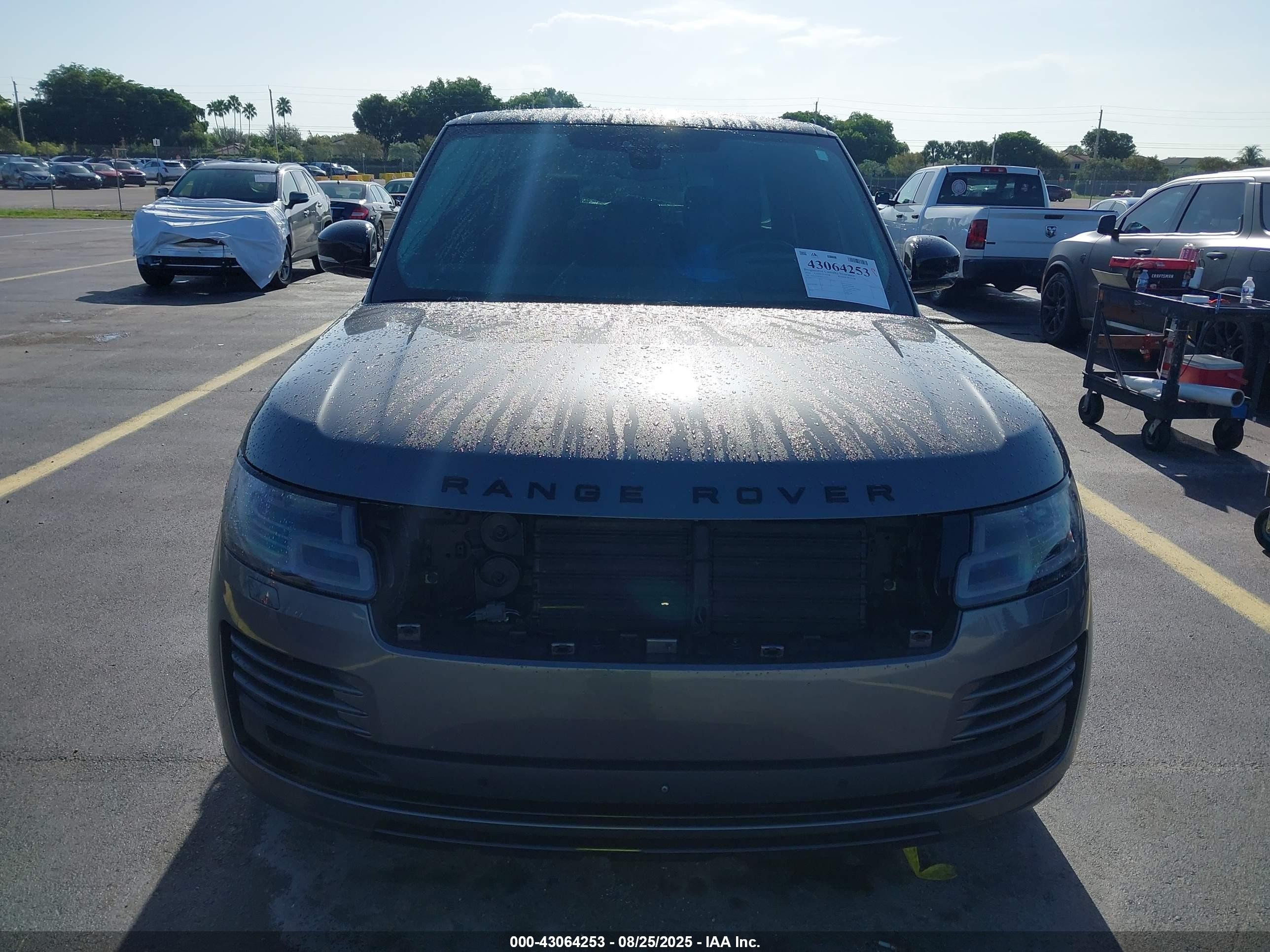 2018 Land Rover Range Rover 3.0l V6 Supercharged Hse Gray vin: SALGS2SV8JA514745