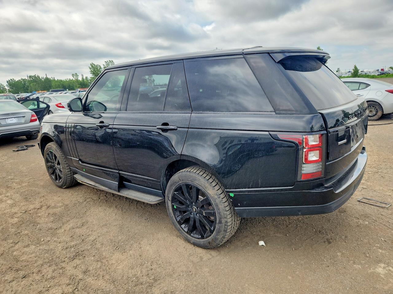 2015 Land Rover Range Rover Supercharged Black vin: SALGS2TF1FA237614