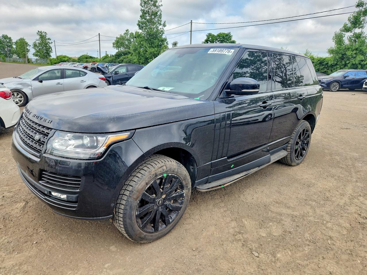 2015 Land Rover Range Rover Supercharged Black vin: SALGS2TF1FA237614