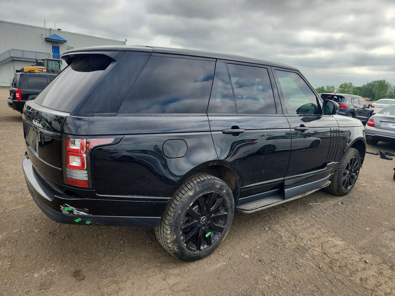 2015 Land Rover Range Rover Supercharged Black vin: SALGS2TF1FA237614