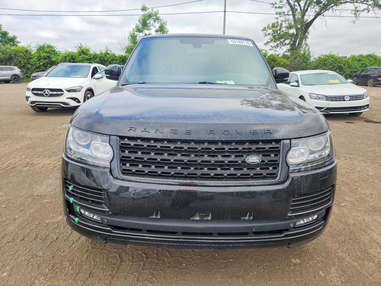 2015 Land Rover Range Rover Supercharged Black vin: SALGS2TF1FA237614