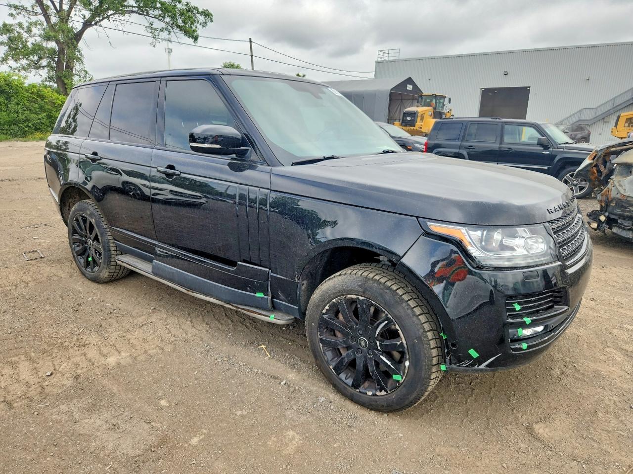 2015 Land Rover Range Rover Supercharged Black vin: SALGS2TF1FA237614