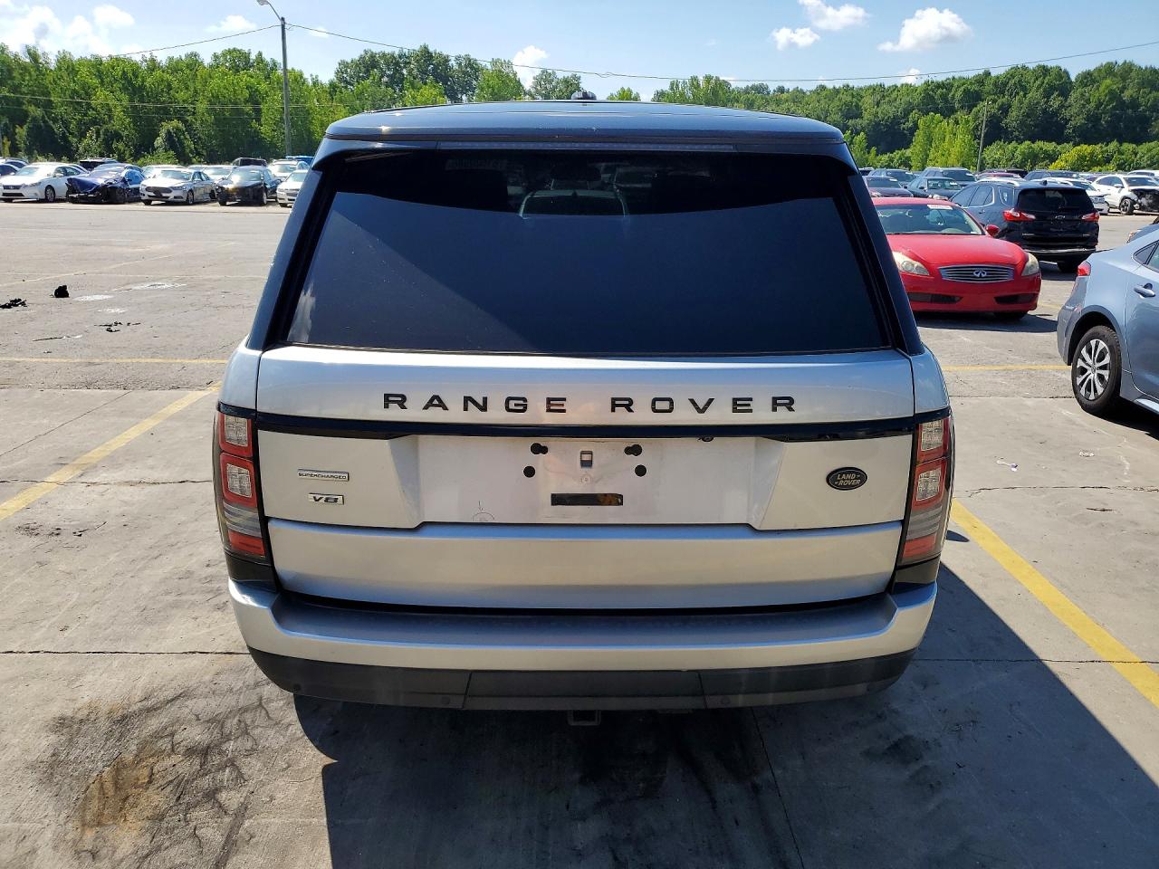 2014 Land Rover Range Rover Supercharged Silver vin: SALGS2TF2EA161299
